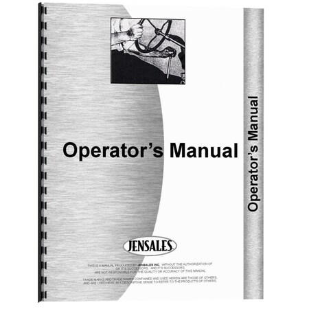 Tractor Operator Manual For International Harvester UDT817